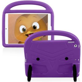 Mobigear Buddy Coque iPad 7 (2019) Coque de tablette pour enfants avec Poignée Enfants en EVA - Violet