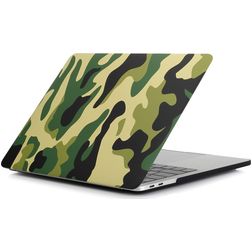 Mobigear Design MacBook Pro 16 Pouces (2021-2024) Coque - Jungle Camauflage - Model A2485 / A2780 / A2991 / A3186
