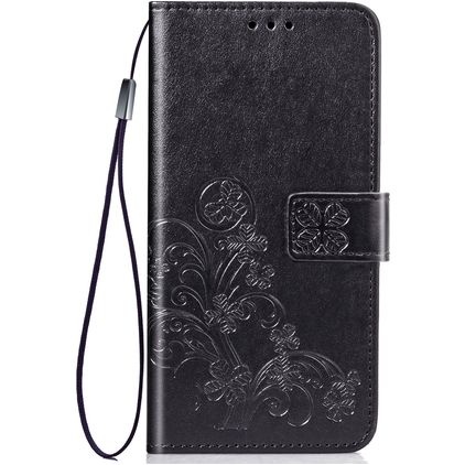 Mobigear Clover Huawei P40 Pro Étui Portefeuille - Noir