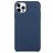 Mobigear Rubber Touch Coque iPhone 15 Pro Max Coque arrière en Silicone - Dark Blue