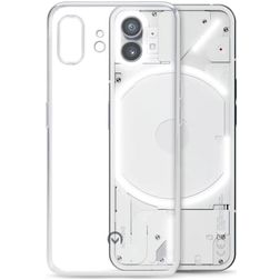 Mobilize Gelly Coque Transparente Nothing Phone (1) Coque arrière en TPU Souple - Transparent