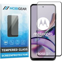 Mobigear Premium Motorola Moto G13 Verre trempé Protection d'écran - Compatible Coque - Noir