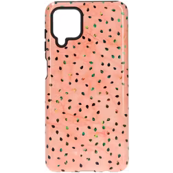 Burga Tough Coque Samsung Galaxy A12 Coque arrière Rigide Anti-Chocs - Watermelon Shake