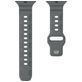 Mobigear Sport Armor Bracelet Silicone Apple Watch Fermeture à clou et passant - 42/41/40/38 mm - Gris
