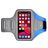 Mobigear Easy Fit Brassard Téléphone Motorola Moto G30 Brassard Coque de Sport en Neoprène - Bleu