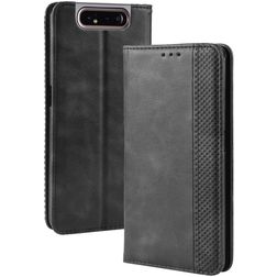Mobigear Sensation Housse Samsung Galaxy A80 Etui Porte-Monnaie - Noir