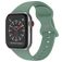 Mobigear Sport Dual Bracelet Silicone Apple Watch Fermeture à clou et passant - 42/41/40/38 mm - Avocat