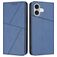 Mobigear Frosted Flip Housse iPhone 17 Etui Porte-Monnaie - Bleu