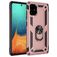 Mobigear Armor Ring Samsung Galaxy A71 Plastique rigide Coque arrière Antichoc avec bague de maintien - Rose doré