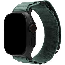 Mobilize Alpine Bracelet Nylon Apple Watch Fermeture boucle ardillon - 42/41/40/38 mm - Vert