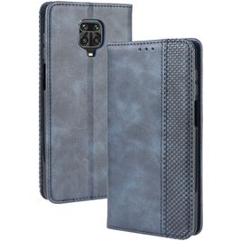 Mobigear Sensation Housse Xiaomi Redmi Note 9 Pro Etui Porte-Monnaie - Bleu