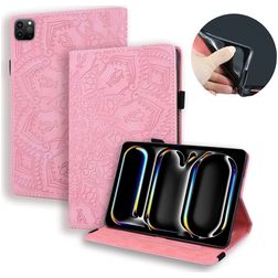 Mobigear Mandala Coque iPad Pro 13 Pouces (2025) Etui - Rose