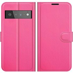 Mobigear Classic Google Pixel 6 Pro Étui Portefeuille - Magenta