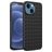 Mobigear Woven Coque iPhone 14 Plus Coque arrière en TPU Souple - Noir