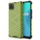 Mobigear Honeycomb Coque Realme C11 (2020) Coque arrière Rigide Anti-Chocs - Vert