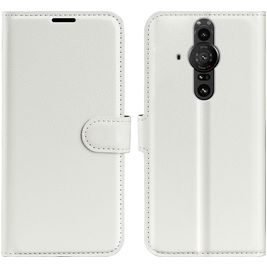 Mobigear Classic Housse Sony Xperia Pro-I Etui Porte-Monnaie - Blanc