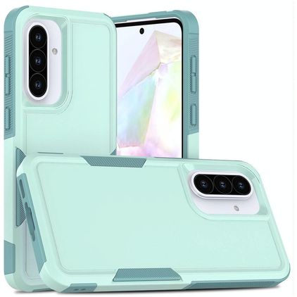 Mobigear Heavy Armor Samsung Galaxy A56 Plastique rigide Coque arrière Antichoc - Vert