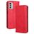 Mobigear Sensation Housse Nokia G60 5G Etui Porte-Monnaie - Rouge