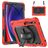 Mobigear SureGrip Xtreme Coque Samsung Galaxy Tab S9 FE Coque arrière en Plastique rigide,Silicone + Porte-crayon + Bandoulière + Support Amovible - Rouge