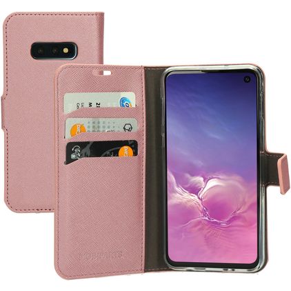 Mobiparts Saffiano Wallet Samsung Galaxy S10e Étui Portefeuille - Rose