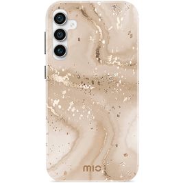 MIO Coque Samsung Galaxy S23 FE MagSafe Coque arrière Rigide - Gold Marble