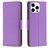 Mobigear Excellent Housse iPhone 16 Pro Max Etui Porte-Monnaie - Violet