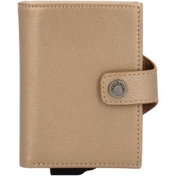 Valenta Card Case Plus - Porte Cartes en - 8 Cartes - Metallic Sand