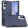 Mobigear Heavy Armor Samsung Galaxy S25 Edge Plastique rigide Coque arrière Antichoc - Bleu foncé
