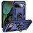 Mobigear Armor Ring Coque Google Pixel 9 Coque arrière Rigide Anti-Chocs avec Anneau-Support - Bleu