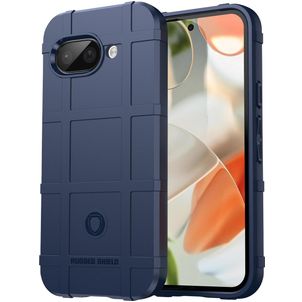 Mobigear Rugged Shield Coque Google Pixel 9a Coque arrière en TPU Souple Anti-Chocs - Bleu