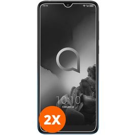 Mobigear Alcatel 3 Verre trempé Protection d'écran - Compatible Coque (Lot de 2)