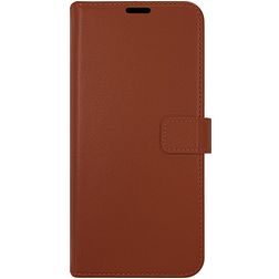 Valenta Gel Skin Housse Samsung Galaxy A34 Etui en Cuir Véritable Porte-Monnaie - Marron