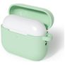 Mobigear Colors Coque Apple AirPods Pro 3 en Silicone Souple - Matcha Green
