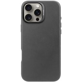 Decoded Coque iPhone 16 Pro Max MagSafe Coque arrière en Cuir Véritable - Noir