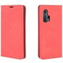 Mobigear Retro Slim Housse Motorola Edge Plus Etui Porte-Monnaie - Rouge