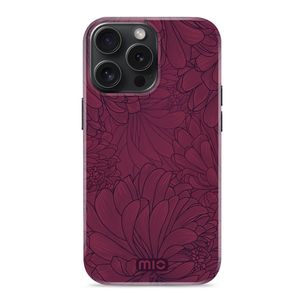 MIO Coque iPhone 15 Pro MagSafe Coque arrière Rigide - Berry Blooms