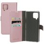 Mobiparts Saffiano Wallet Samsung Galaxy A42 Étui Portefeuille - Rose