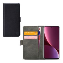 Mobilize Classic Gelly Wallet Housse Xiaomi 12 Pro Etui Porte-Monnaie - Noir