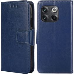 Mobigear Wallet Housse OnePlus 10T Etui Porte-Monnaie - Dark Blue