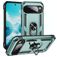 Mobigear Armor Ring Coque Google Pixel 10 Pro XL Coque arrière Rigide Anti-Chocs avec Anneau-Support - Vert