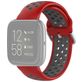 Mobigear Sport Plus Buckle Bracelet Silicone Fitbit Versa 2 Fermeture boucle ardillon - Rouge / Gris
