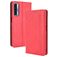 Mobigear Sensation Housse TCL 20S Etui Porte-Monnaie - Rouge
