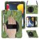 Mobigear SureGrip XGuard Coque iPad 7 (2019) Coque arrière en Plastique rigide,Silicone + Porte-crayon + Bandoulière + Support Amovible - Camouflage