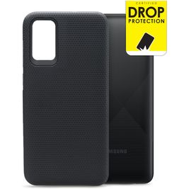 My Style Tough Coque Samsung Galaxy A02s Coque arrière Rigide Anti-Chocs - Noir