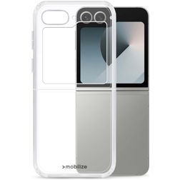 Mobilize Gelly Coque Transparente Samsung Galaxy Z Flip 6 Coque arrière en TPU Souple - Transparent