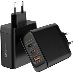 Mobilize Wall Charger - Triple USB / USB-C Power Delivery 100W - Noir