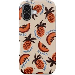 Burga Tough iPhone 17 MagSafe Plastique rigide Coque arrière Antichoc - Abacaxi