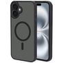 Mobiparts Hardcover Coque iPhone 16 Plus MagSafe Coque arrière Rigide - Satin Black