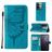 Mobigear Butterfly Housse OPPO Reno 8 Pro 5G Etui Porte-Monnaie - Bleu