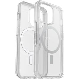 OtterBox Symmetry Plus Coque Transparente iPhone 13 Pro MagSafe Coque arrière Rigide Anti-Chocs - Transparent